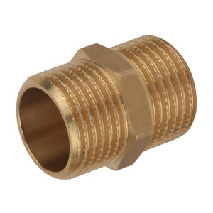 ניפל מעבר נחושת 1/2 - 3/4 זכר-זכר