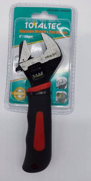 טוטאל HD1000006 מפתח שוודי/צינור 6 אורך 150 ממ