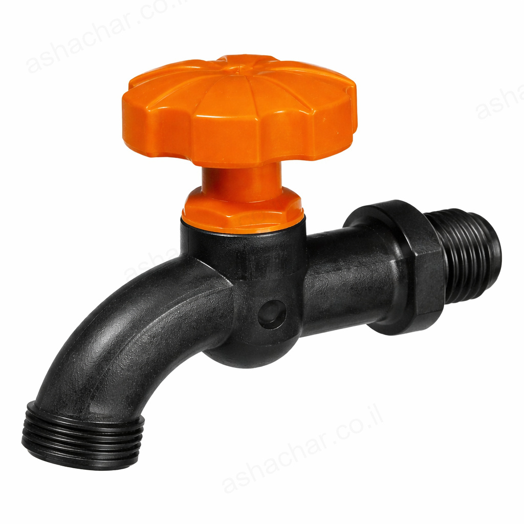 ברז גן פלסטיק 3/4 אלגו