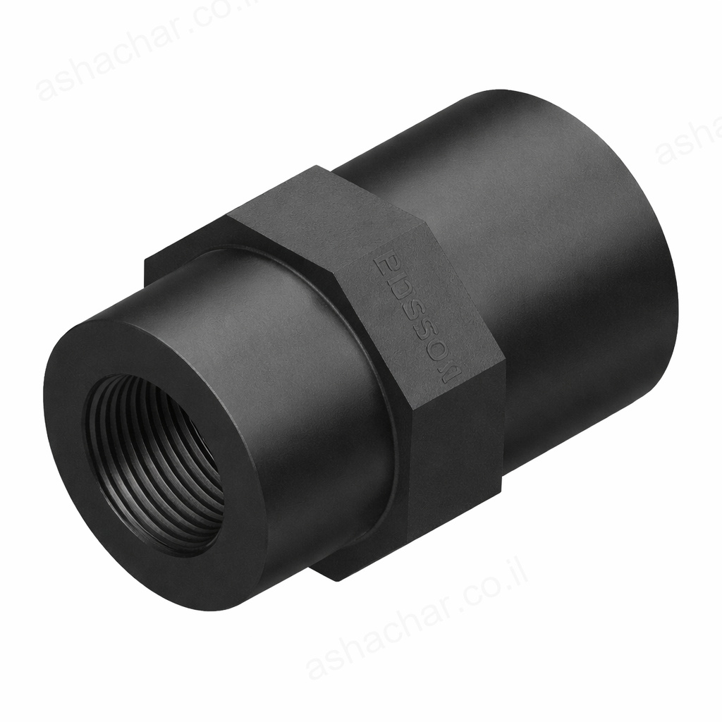 מופה פלסטיק 1 - 1/2 אינץ שחור