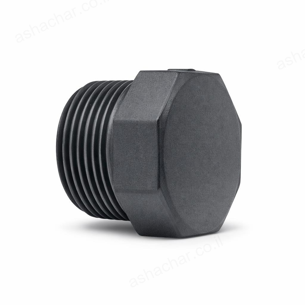 פקק פלסטיק 1 שחור