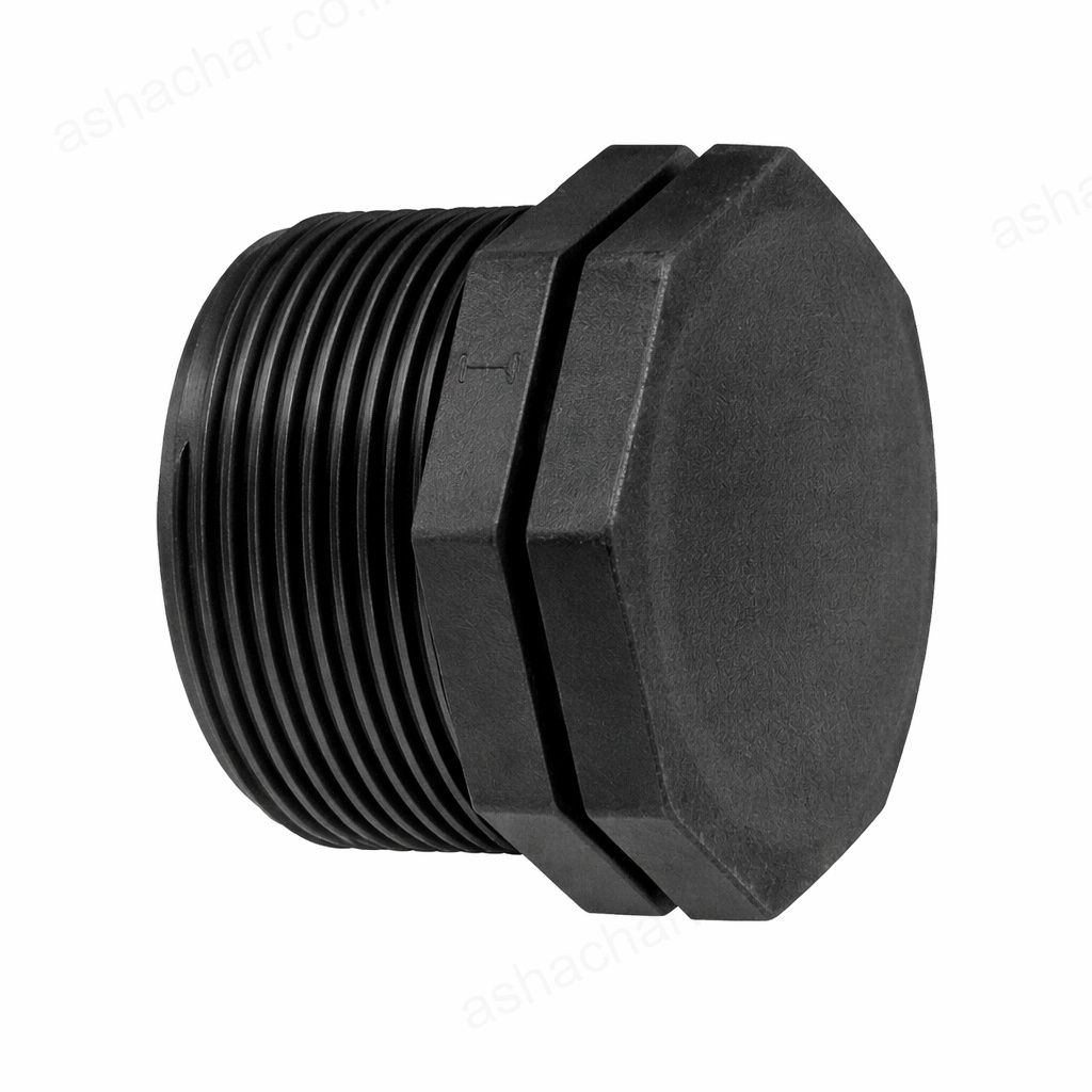 פקק פלסטיק 1.1/4 שחור