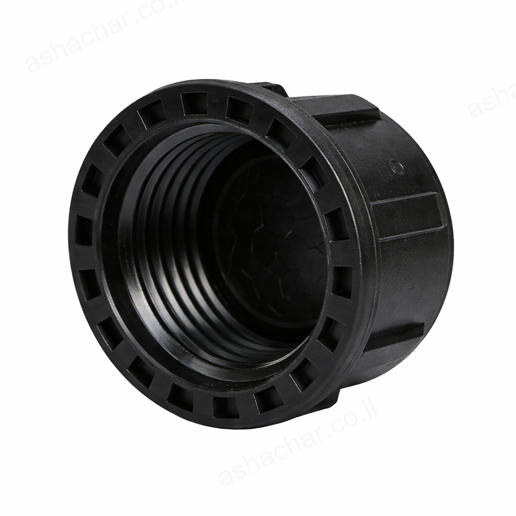 כפה פלסטיק 1.1/4 אינץ שחור