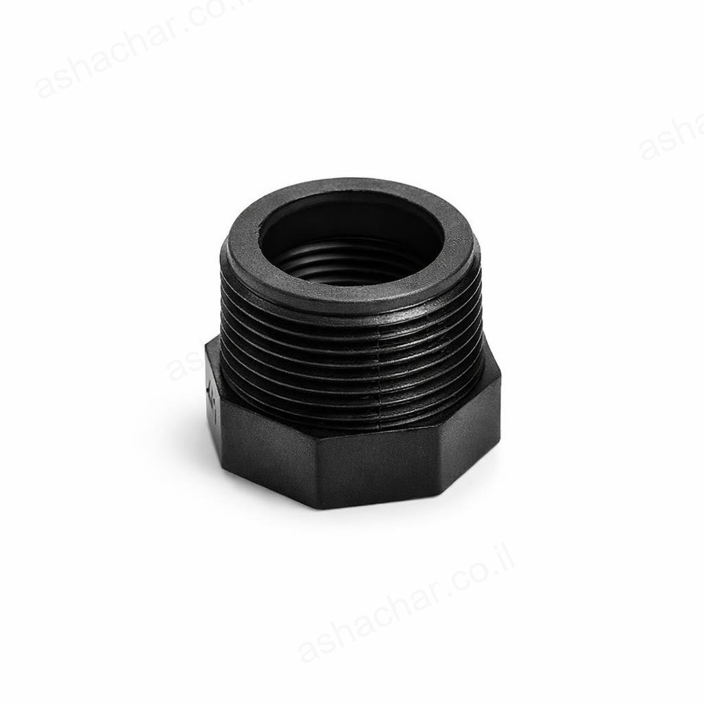 בושינג פלסטיק 1 - 3/4 אינץ שחור