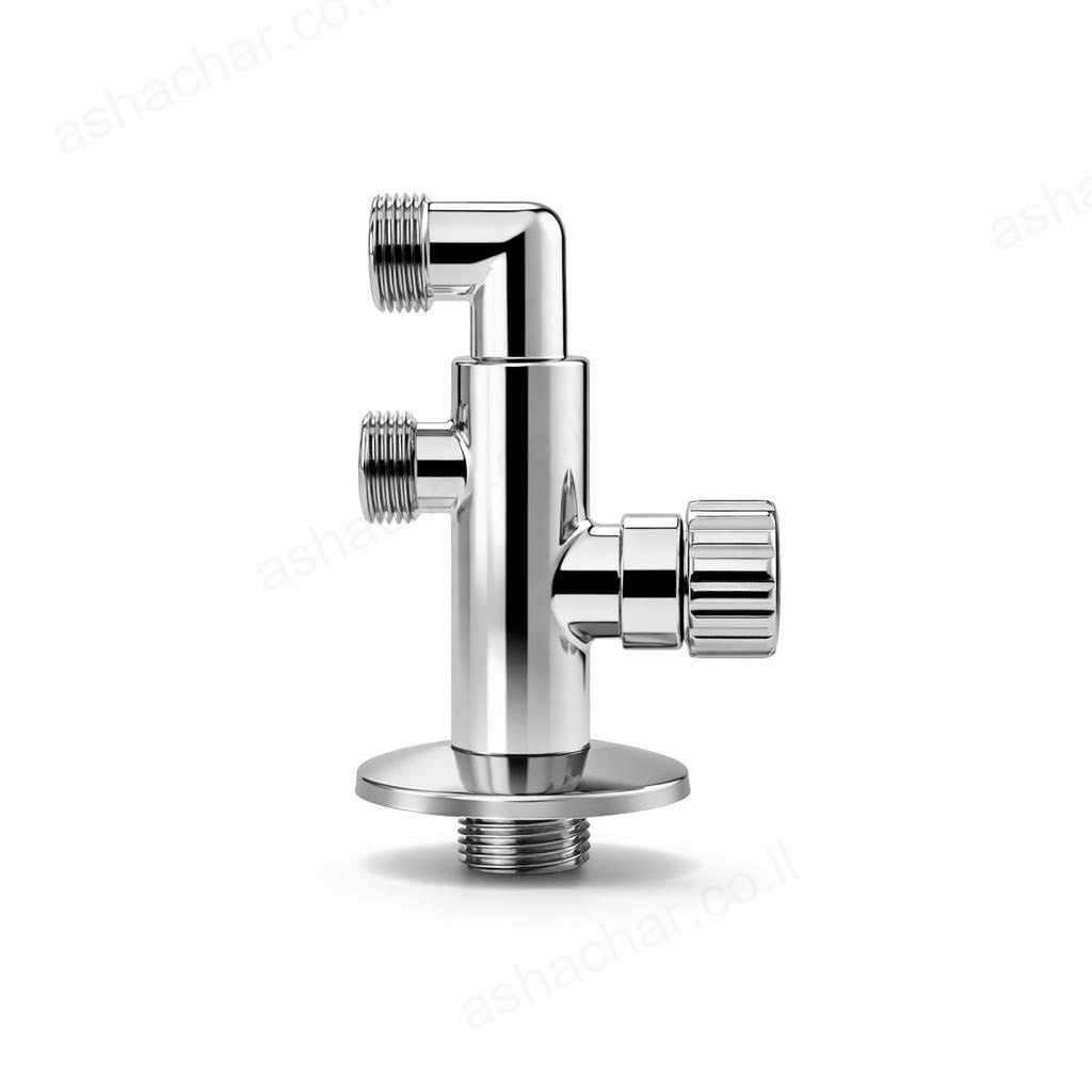 ברז ניל כפול 3/8 ללא עופרת Sealera סילרה