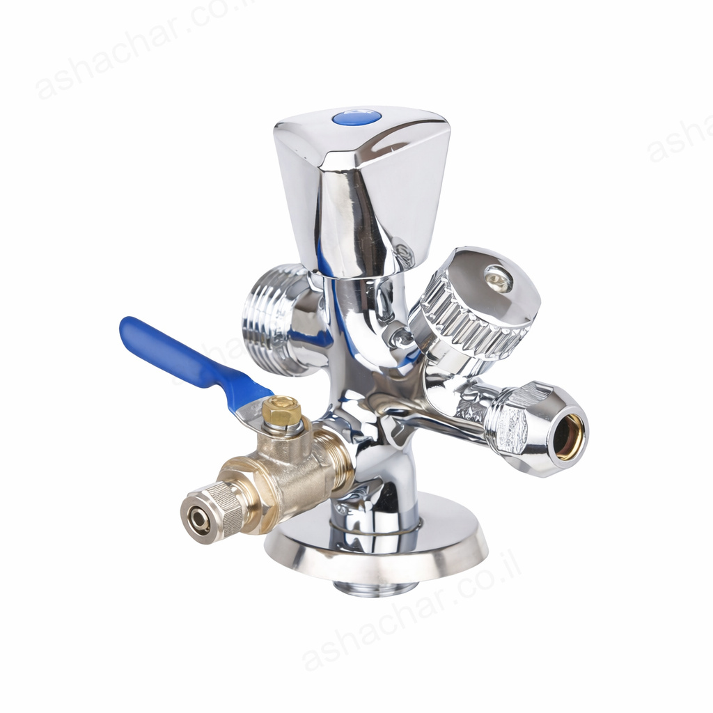 ברז ניל עם יציאה למדיח ויציאה למטהר מים 6 ממ Sealera סילרה