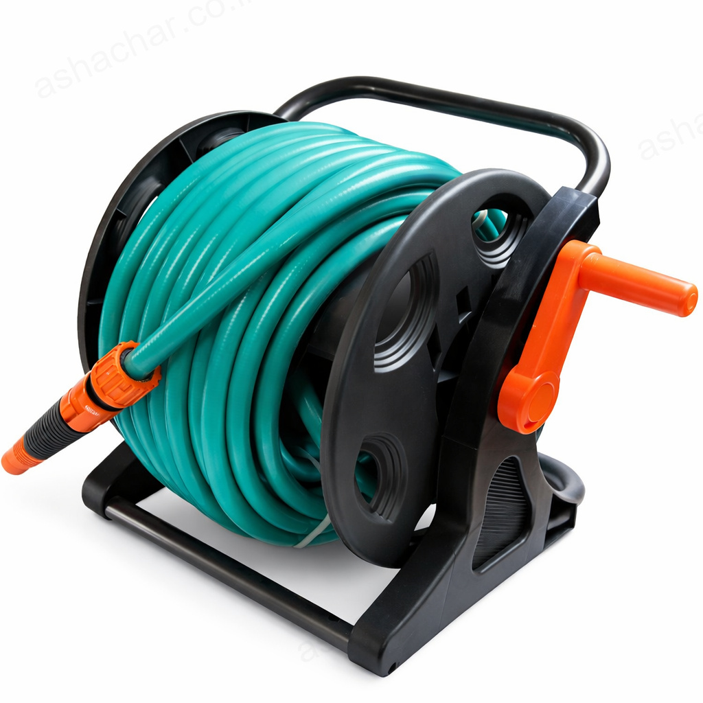 גלגלת + צינור 15מ קומפלט אלגו