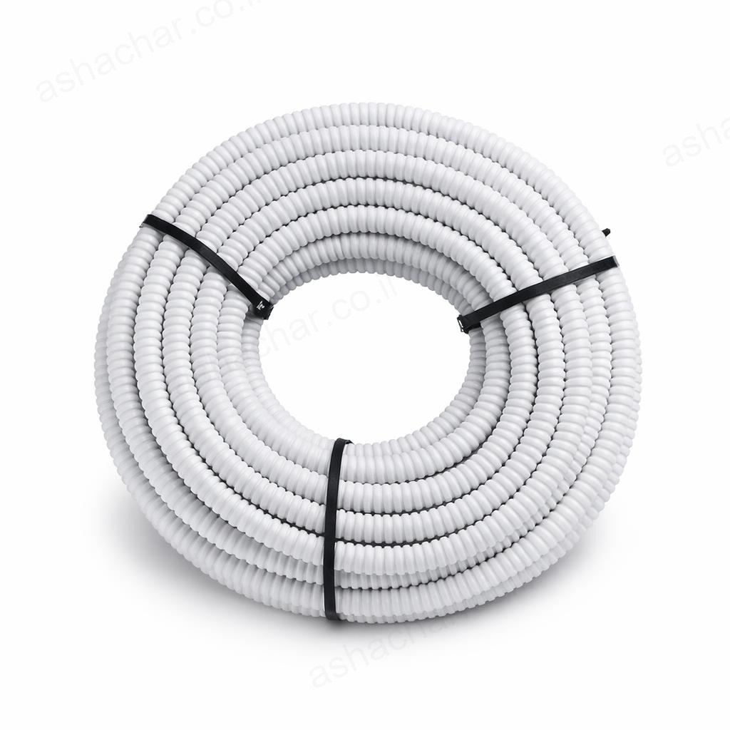 צינור ניקוז שרשורי לבן 5/8 ל - מזגן