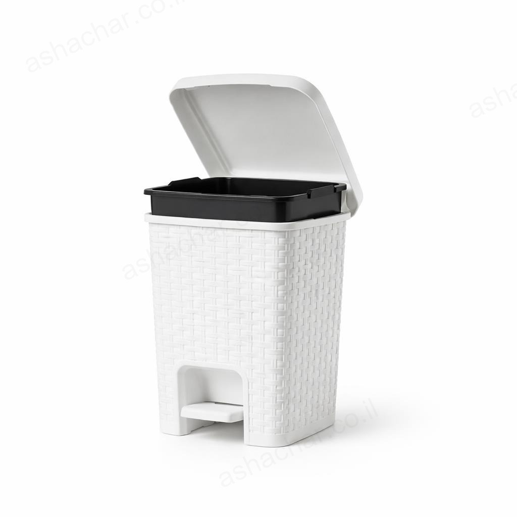 פח פדל מרובע 6 ליטר ראטן פרגמון