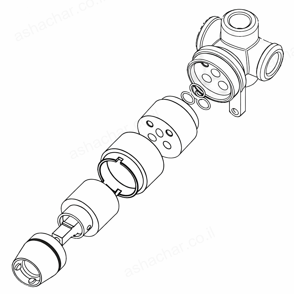 חמת 202881 מאריך לאינטרפוץ 40 ממ (רותם/אוורסט/אלגרו)
