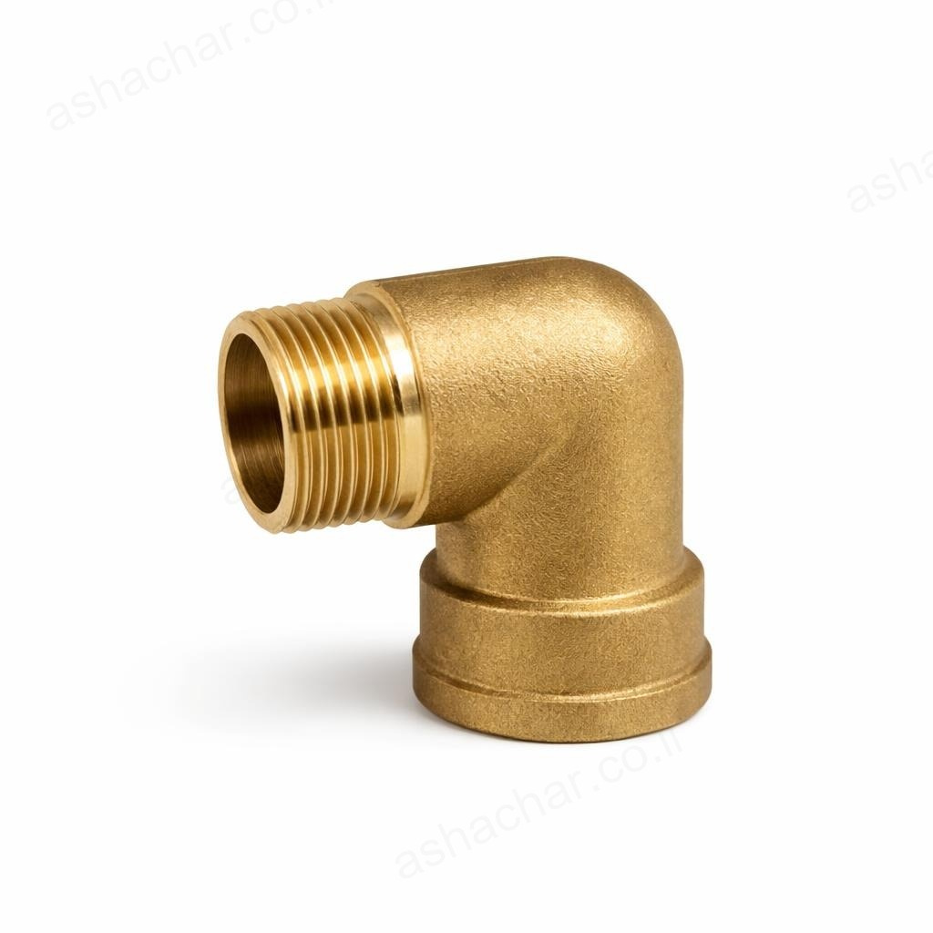 זוית נחושת 3/4 אינץ ח.פ.