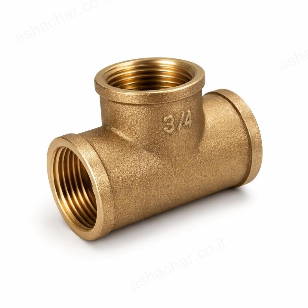 T נחושת 3/4 אינץ פנים/פנים/פנים