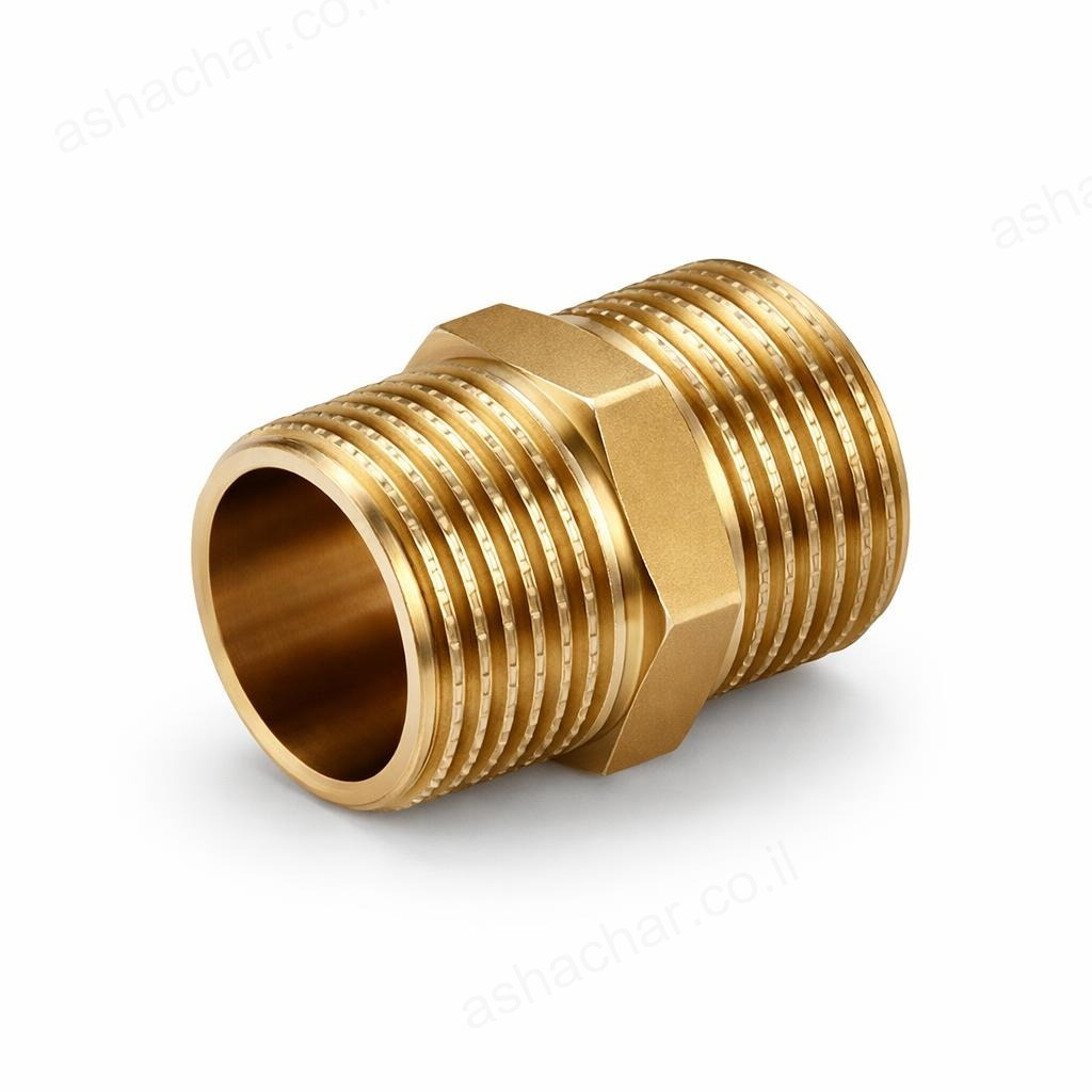 ניפל כפול נחושת 1/2 אינץ