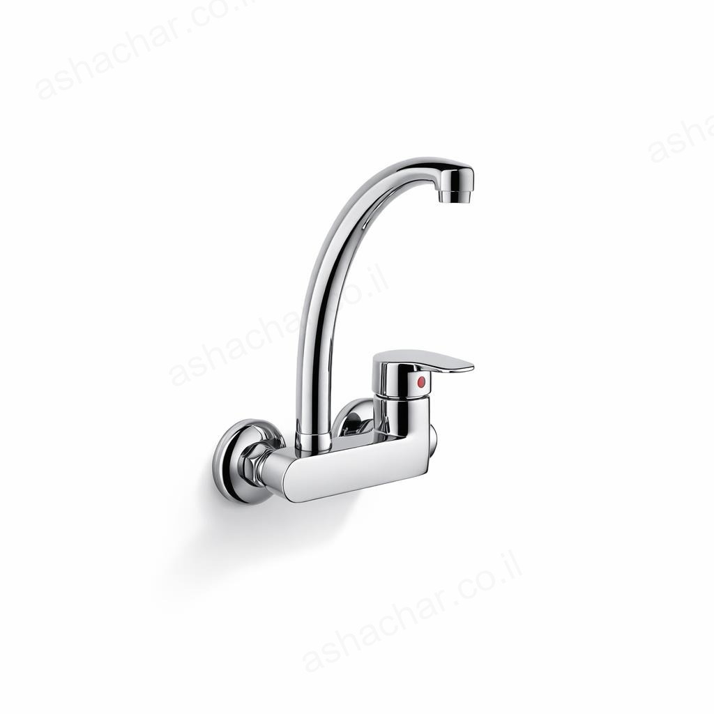 ברז קיר קצר פיה ברבור מהצד טורקי 60 - 2540 מגה