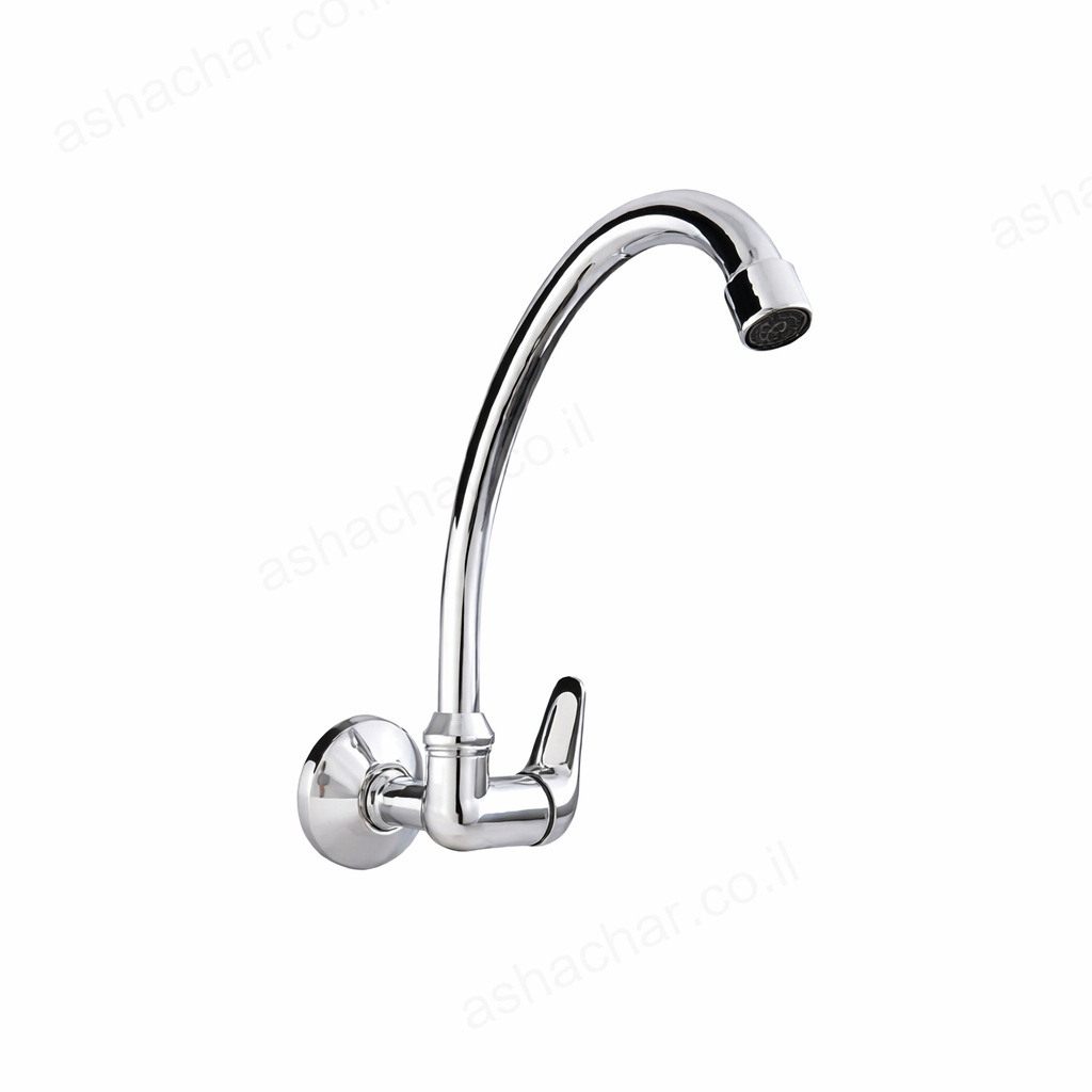 ברז קרים מהקיר פיה רשת - 9442 ידית מיקס צדדי טורקי