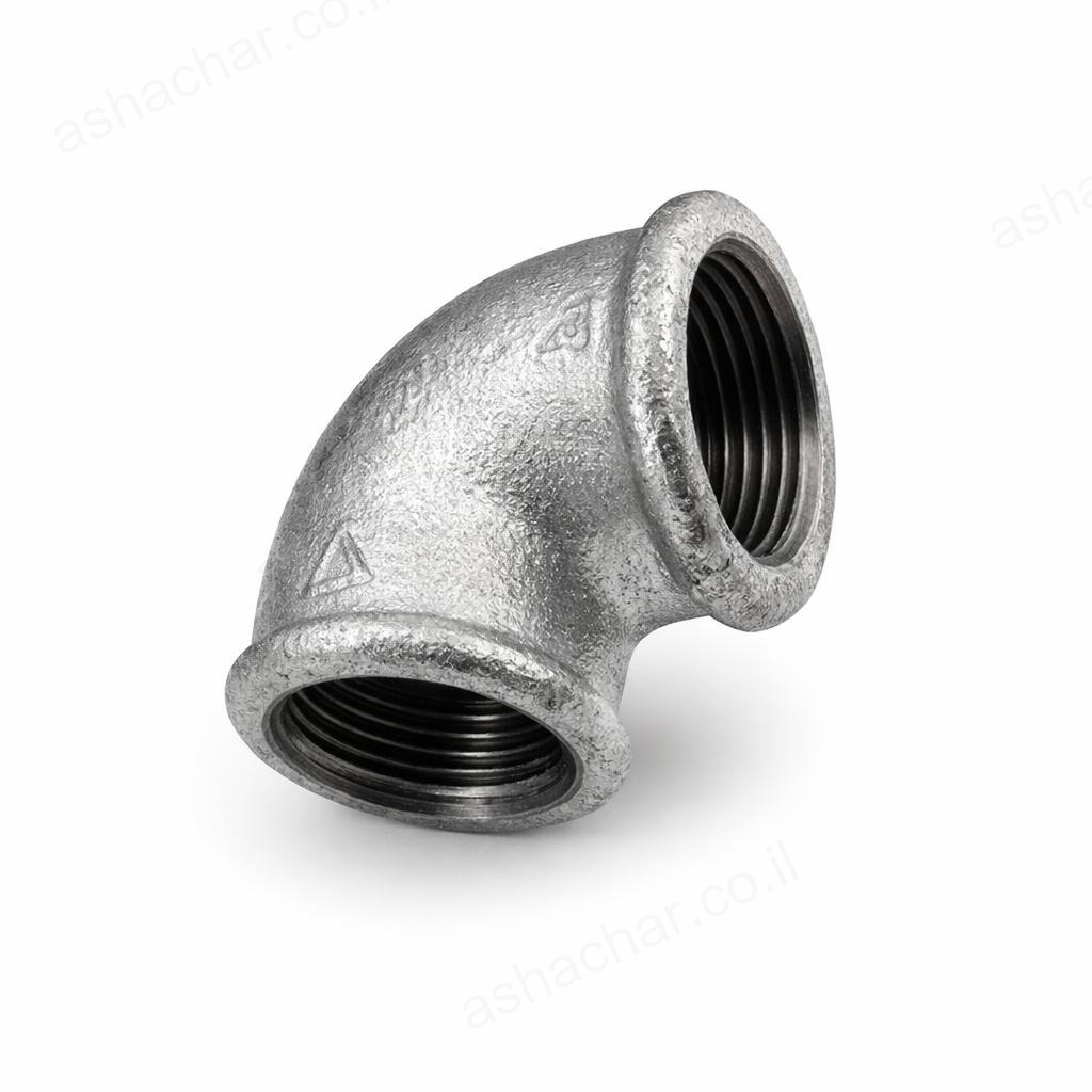 זוית 1/2 אינץ - מגולוון