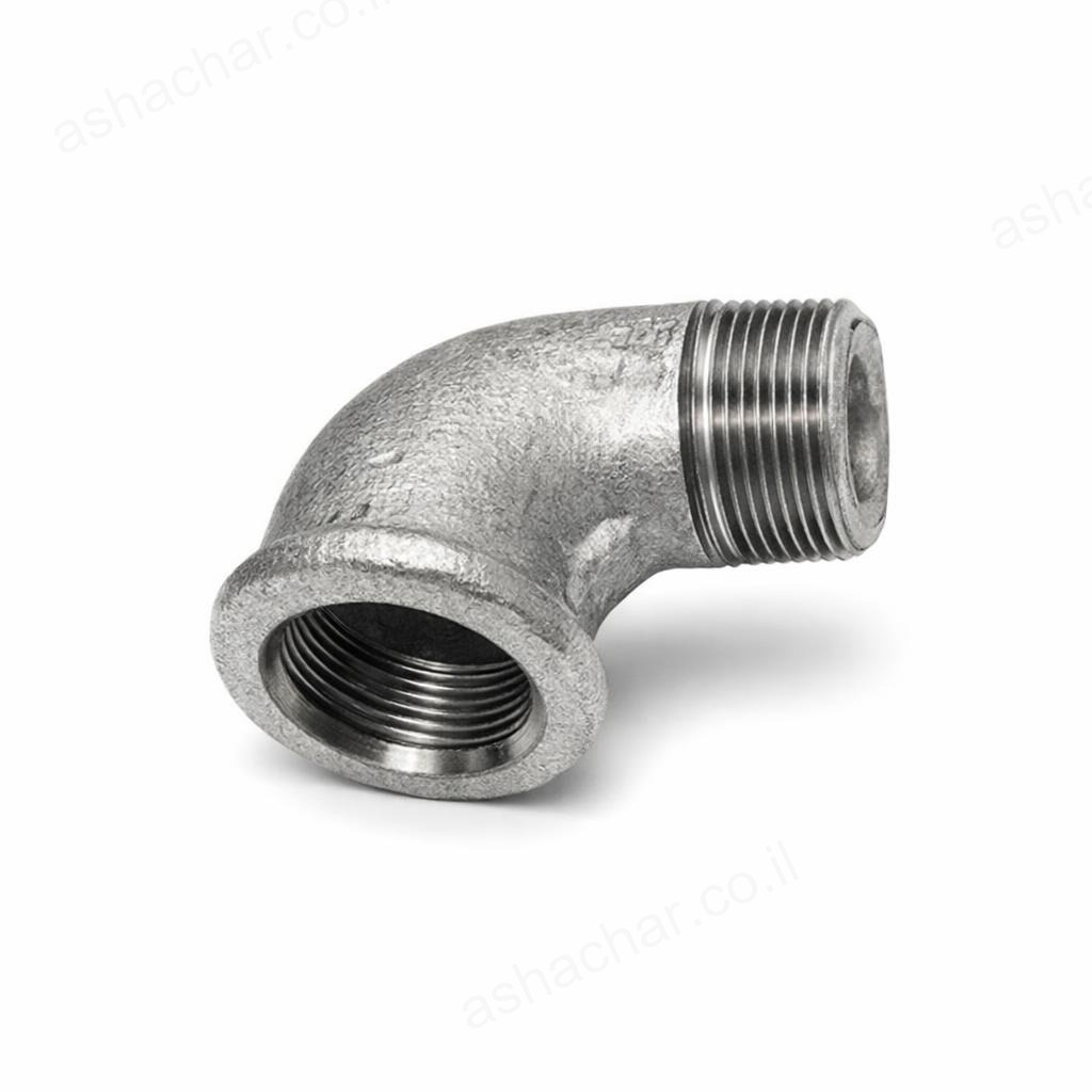 זוית 3/4 אינץ ח.פ. - מגולוון