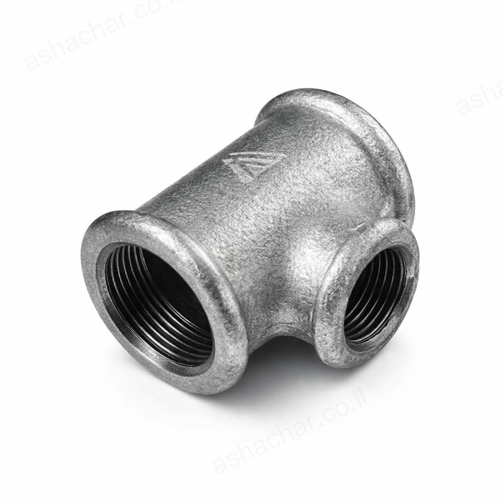 T מעבר מגולוון 3/4 אינץ - 1 פנים/פנים/פנים