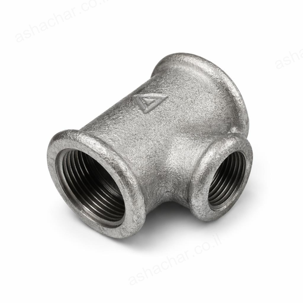 אינץ 1/2 T מעבר מגולוון - 1. פנים/פנים/פנים