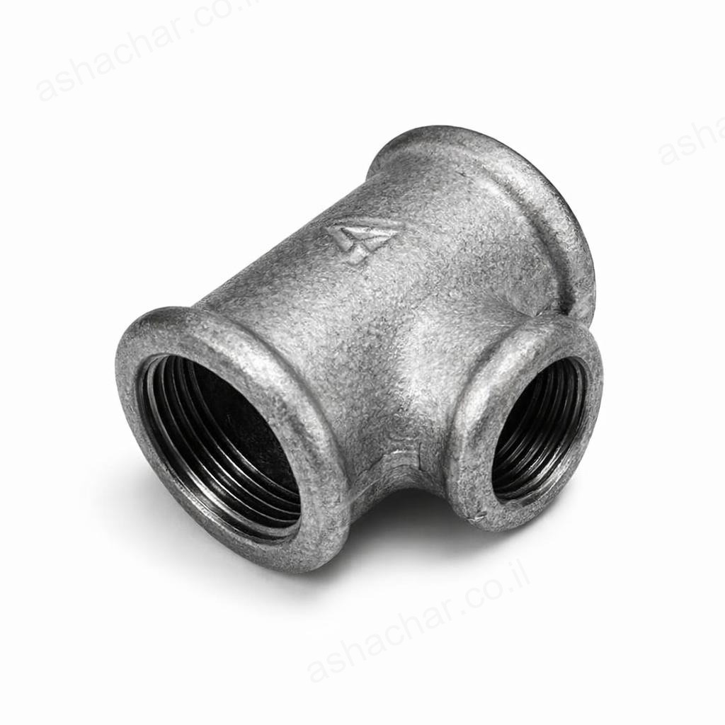 T מעבר מגולוון 1 - 1.1/4 אינץ פנים/פנים/פנים