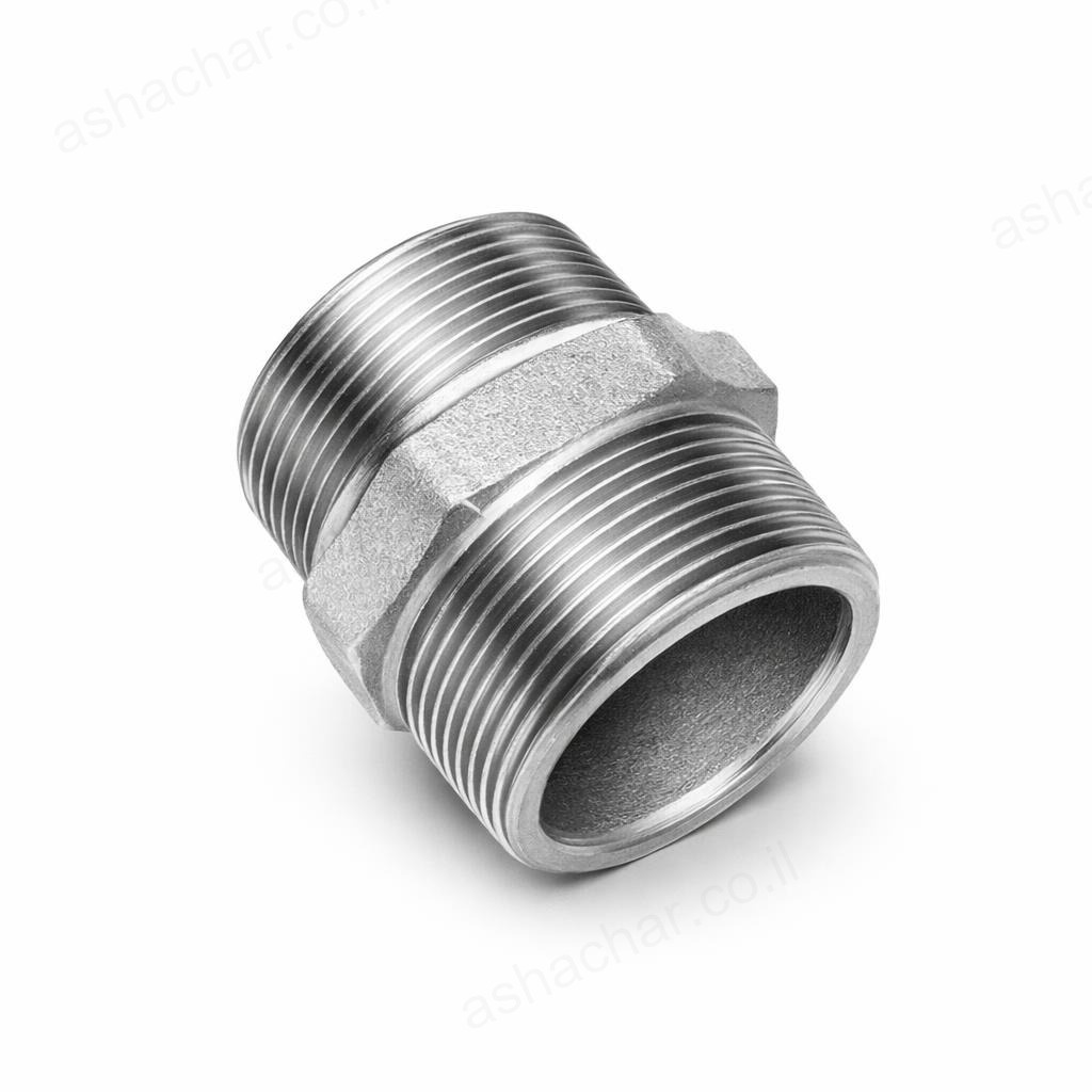 ניפל כפול 1.1/4 אינץ - מגולוון