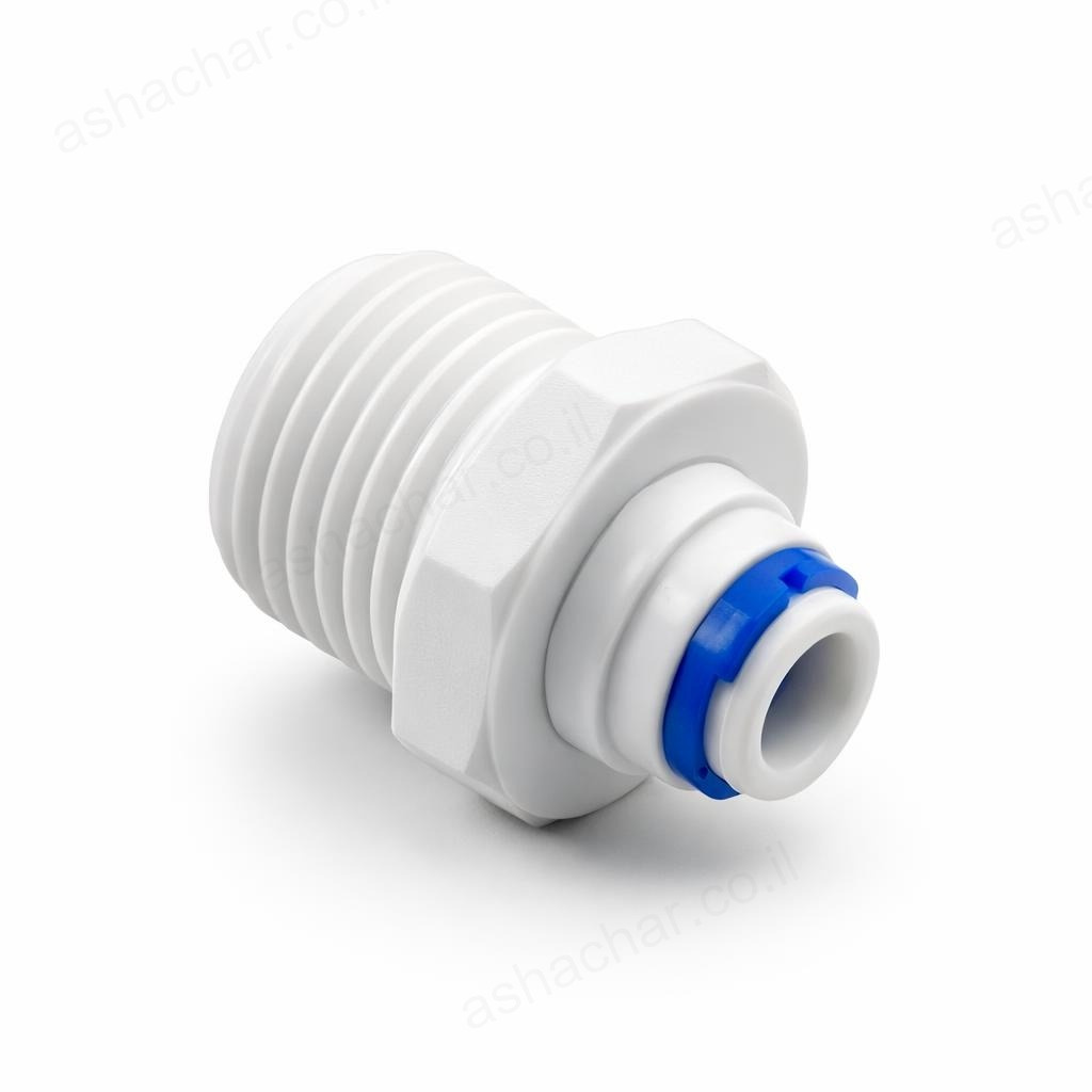 מחבר למטהר מים 1/2 זכר - 6 ממ