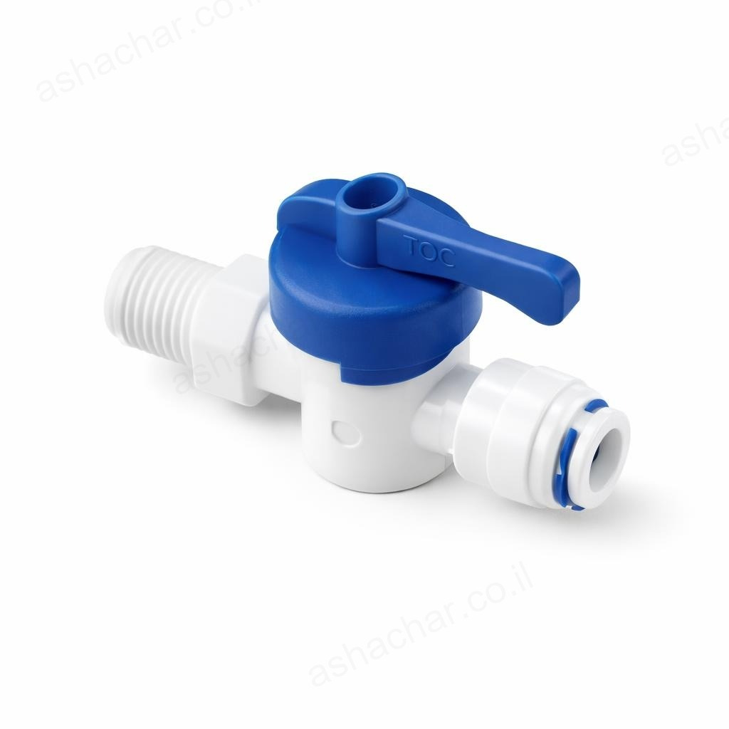 למטהר ברז קו 6ממ - 1/4 זכר