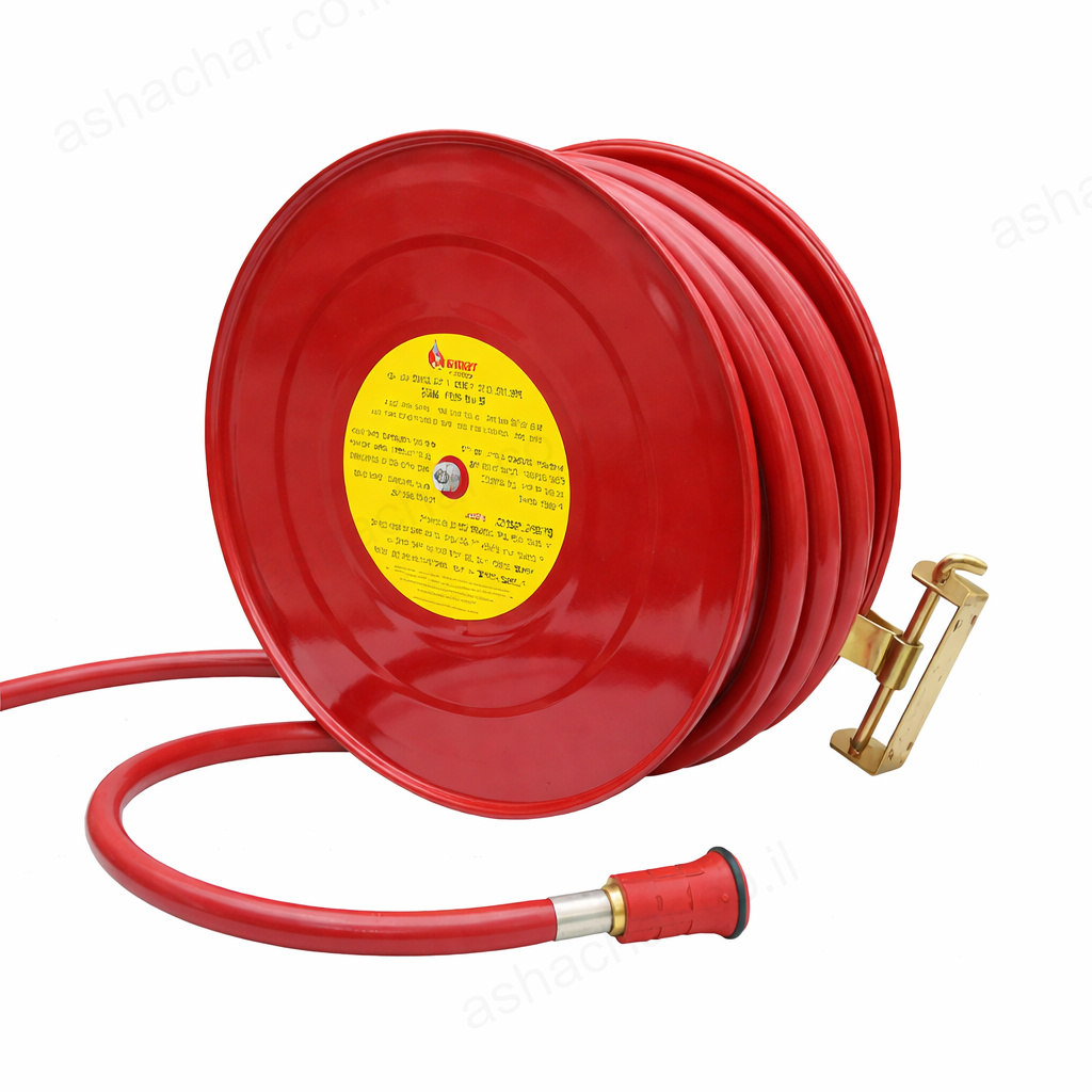 גלגלון תקן 30 מ + מזנק לכיבוי אש