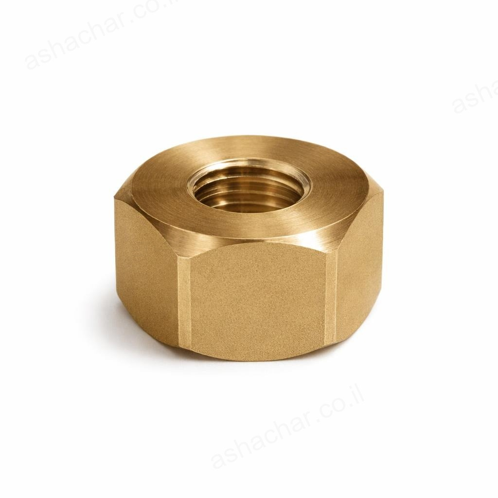 אום נחושת 1/2 אינץ חור 10