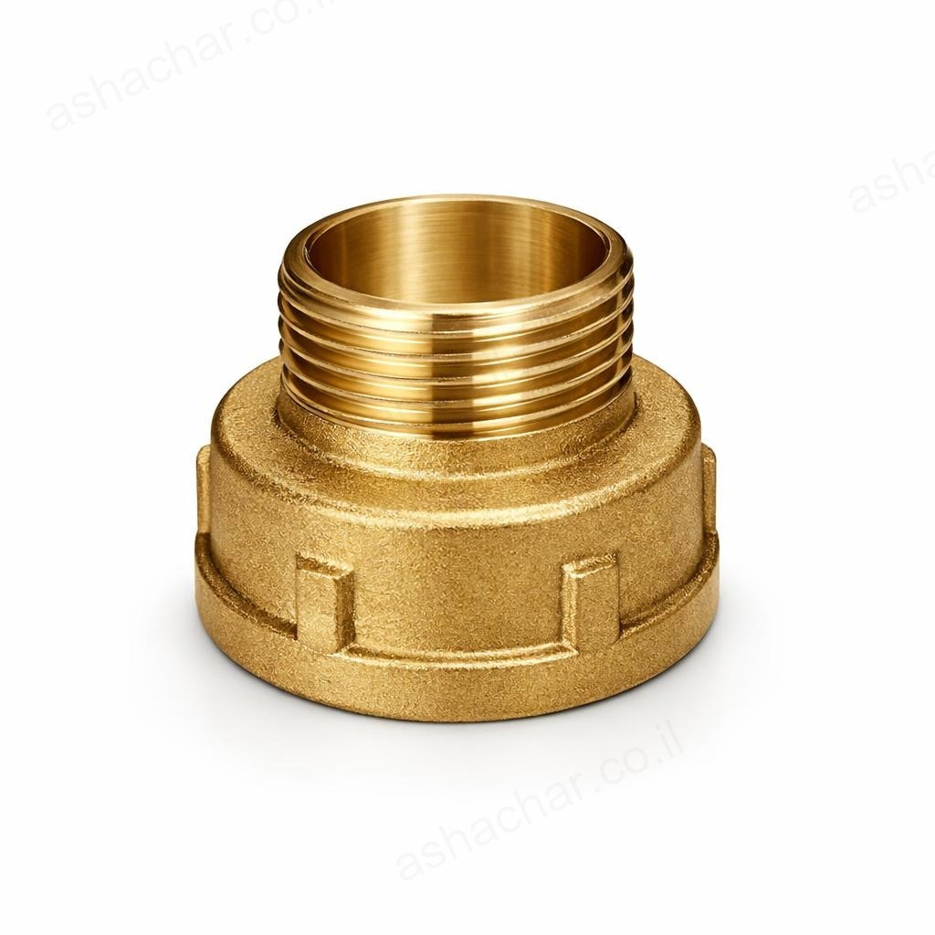 אינץ 3/4 מעבר נחושת 3/4 נקבה - 1/2 זכר