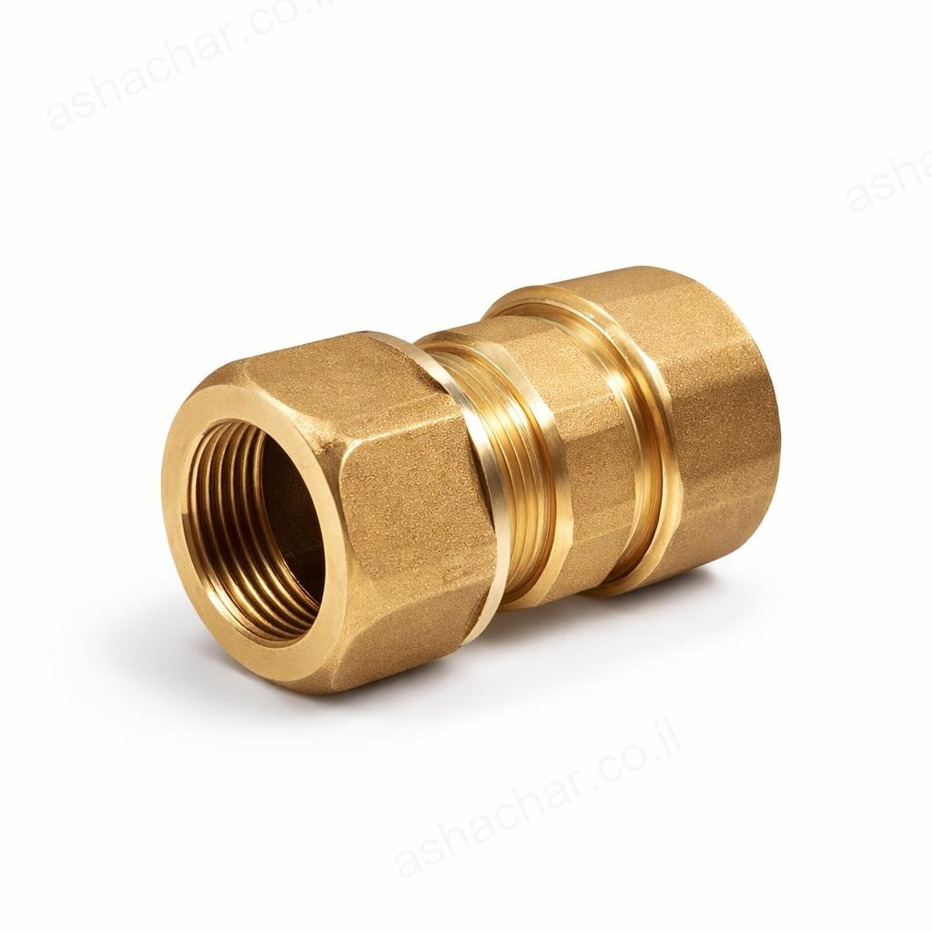 קופלונג טלסקופי נחושת 1 אינץ כפול