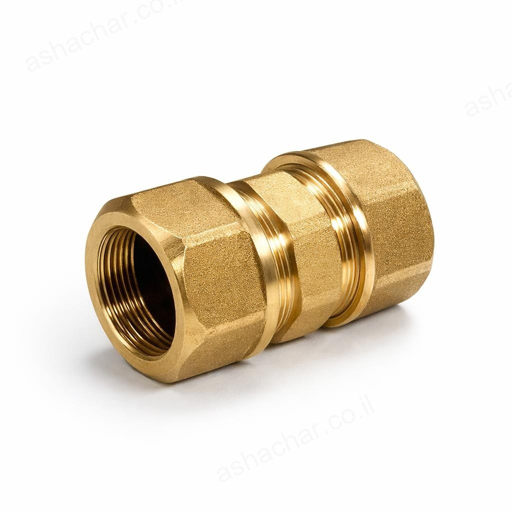 קופלונג טלסקופי נחושת 1.1/4 כפול