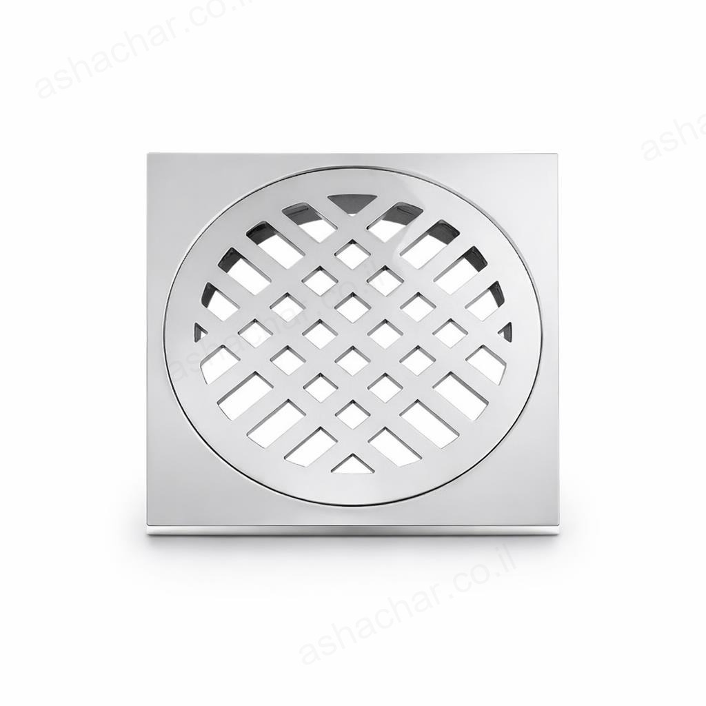 רשת 4 מצופה ניקל + טבעת מרובע הברגה