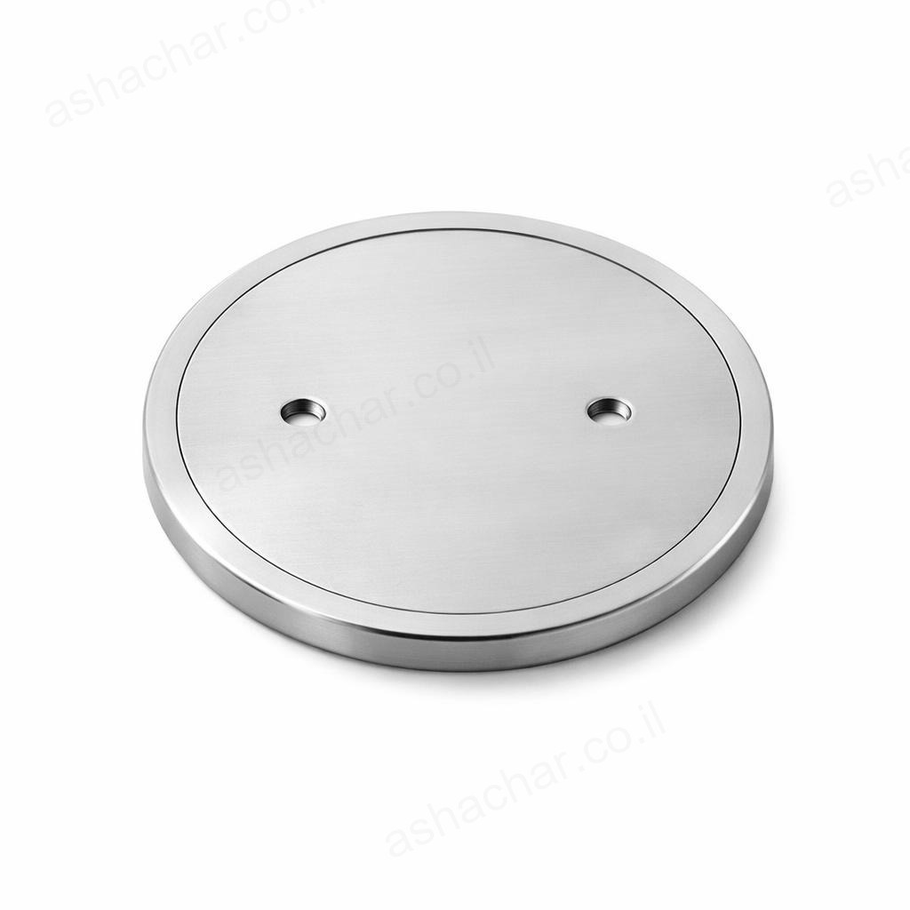 מכסה 4 מצופה ניקל + טבעת עגול הברגה