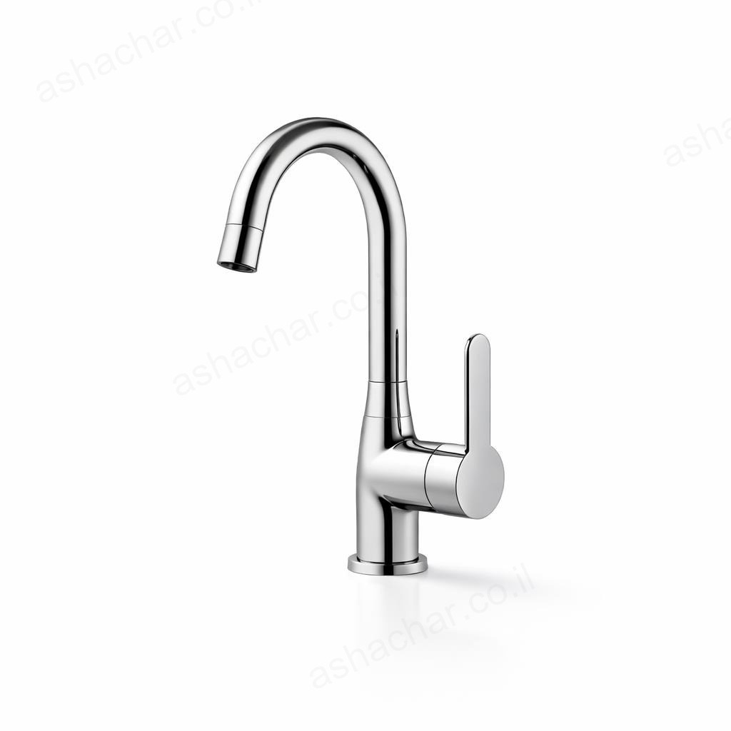 ברז ברבור קצר קליר 305323 חמת