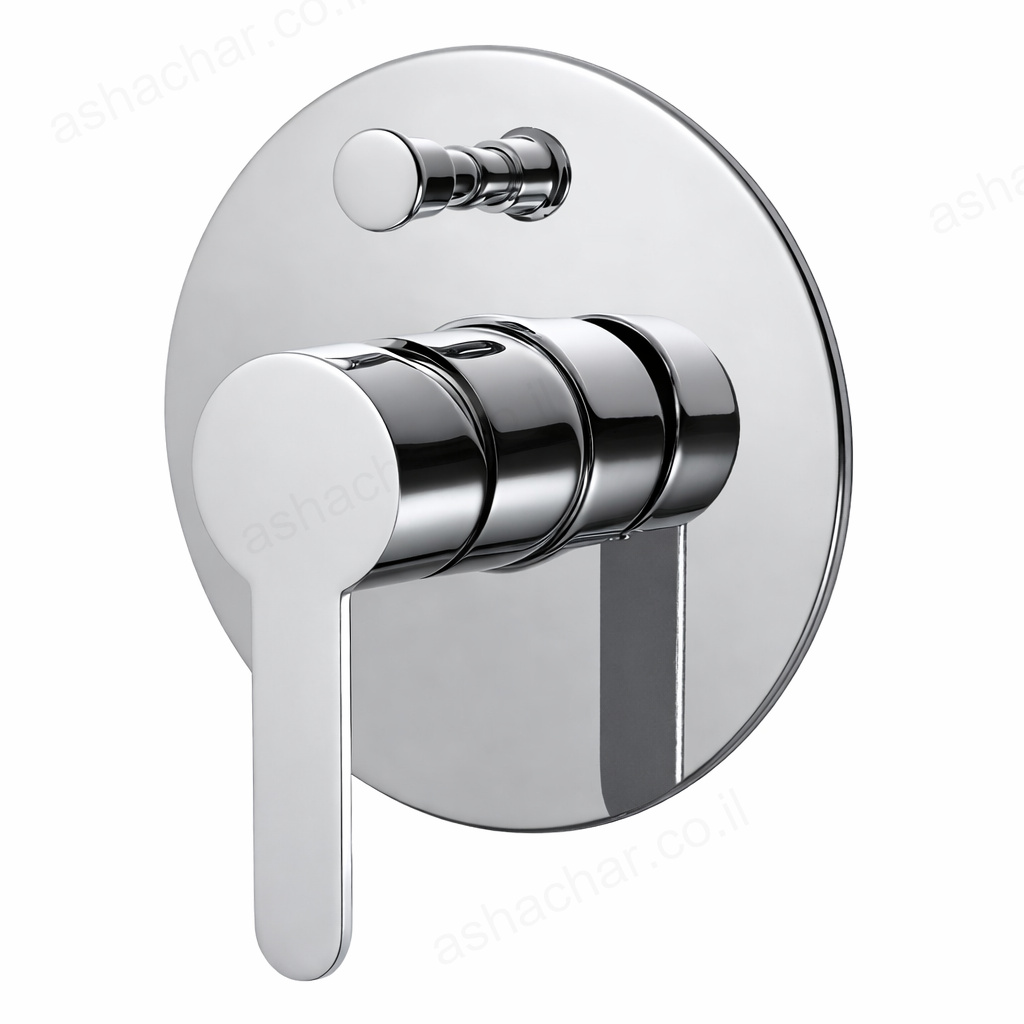 כיסוי לברז אינטרפוץ 4 דרך קליר (פלטה עם ידית) 305388 חמת