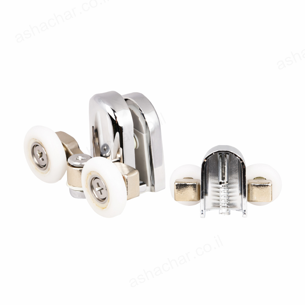 גלגל מקלחון קפיצי תחתון כפול מתכת 9910 ספרינג