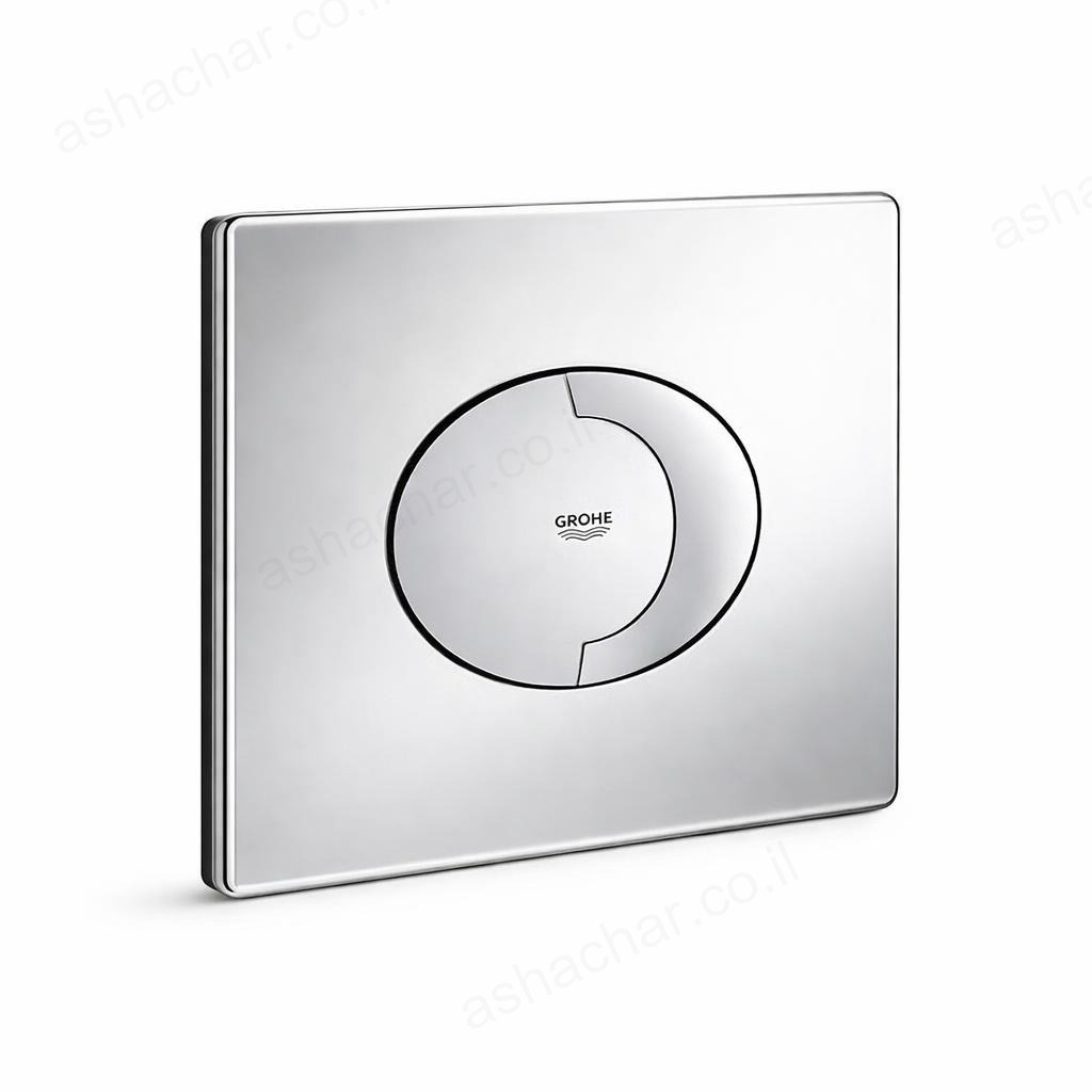 לחצן גרואה עגול 2 צינוריות ניקל אופקי 42305000