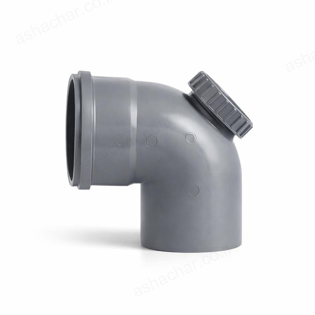 שקע תקע זוית 50 90° עם ביקורת