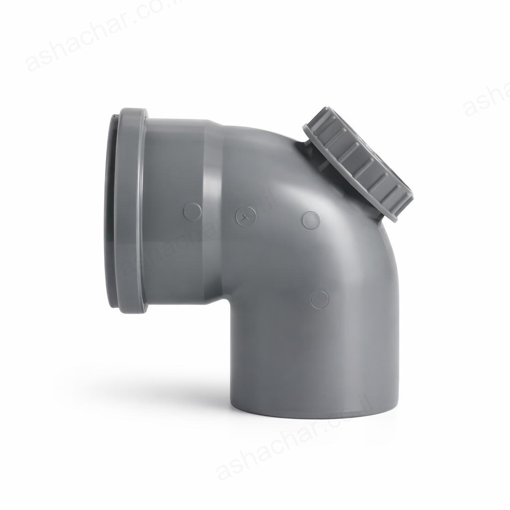 שקע תקע זוית 75 90° עם ביקורת