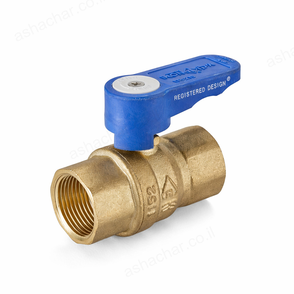 ברז כדורי 3/4 אינץ פ.פ. תקן איקן