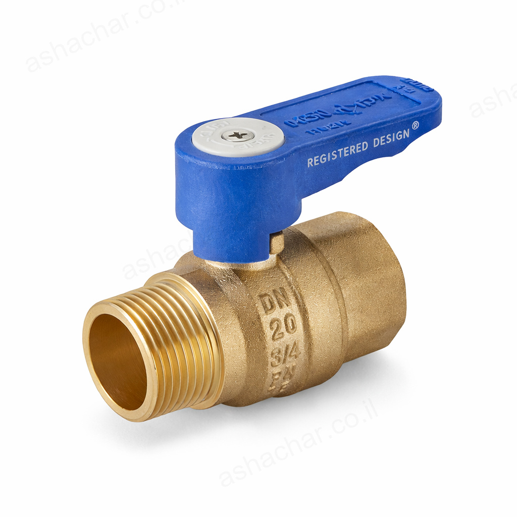 ברז כדורי 3/4 אינץ ח.פ. תקן איקן